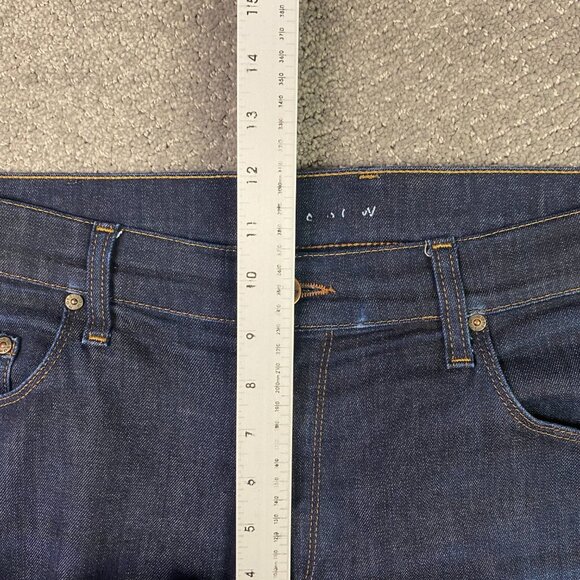 Mott & Bow Mosco Straight Jeans Men's 36 x 30 Measures 38 x 29 Stretch Blue and - Picture 14 of 16